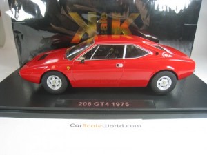 FERRARI DINO 208 GT4 1975 1/18 KK SCALE (RED)