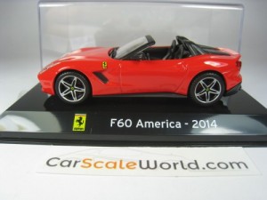 FERRARI F60 AMERICA 2014 1/43 BBURAGO SIGNATURE SALVAT (RED)