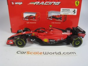 FERRARI SF23 2023 CARLOS SAINZ 1/43 BBURAGO RACE AND PLAY