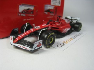 FERRARI SF23 LAS VEGAS GP 2023 CHARLES LECLERC 1/43 BBURAGO RACE AND PLAY