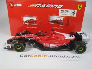 FERRARI SF23 LAS VEGAS GP 2023 CHARLES LECLERC 1/43 BBURAGO RACE AND PLAY