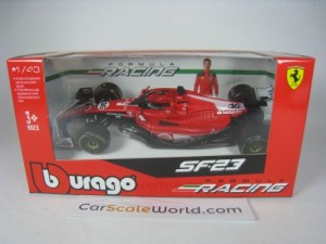 FERRARI SF23 LAS VEGAS GP 2023 CHARLES LECLERC 1/43 BBURAGO RACE AND PLAY