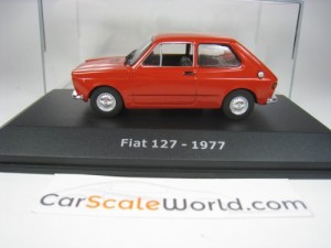 FIAT 127 1977 - SEAT 127 1977 1/43 IXO HACHETTE (RED)