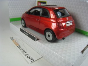 FIAT 500 2007 1/32 BBURAGO (RED)