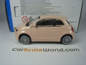 FIAT 500e 2022 1/43 BBURAGO STREET FIRE (PINK)