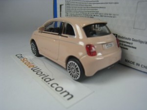 FIAT 500e 2022 1/43 BBURAGO STREET FIRE (PINK)