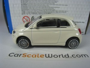 FIAT 500e 2022 1/43 BBURAGO STREET FIRE (WHITE)