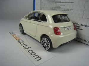 FIAT 500e 2022 1/43 BBURAGO STREET FIRE (WHITE)