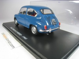 FIAT 600 D 1960 / SEAT 600 D 1960 1/24 IXO HACHETTE (BLUE) 