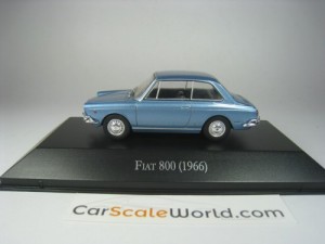 FIAT 800 1966 1/43 IXO SALVAT (LIGHT BLUE) WITH BLISTER