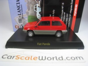 FIAT PANDA 1980 1/64 KYOSHO (RED)