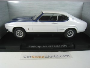 FORD CAPRI RS 2600 MK1 1973 1/18 MCG (WHITE/BLUE)