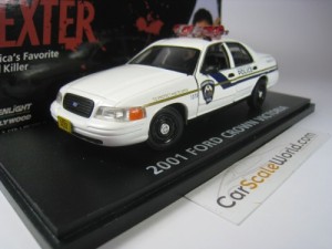 FORD CROWN VICTORIA 2001 POLICE DEXTER 1/43 GREENLIGHT