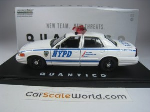 FORD CROWN VICTORIA 2003 NYPD QUANTICO 1/43 GREENLIGHT