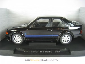 FORD ESCORT RS TURBO 1985 1/18 MCG (BLACK)