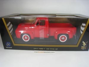 FORD F-100 PICK UP 1953 1/18 ROAD SIGNATURE - LUCKY DIECAST (RED)