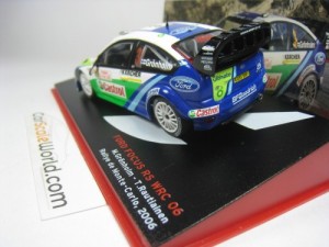 FORD FOCUS RS WRC RALLYE MONTE CARLO 2006 M. GRONHOLM 1/43 IXO ALTAYA