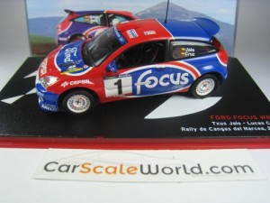 FORD FOCUS WRC RALLY DE CANGAS DEL NARCEA 2002 T. JAIO 1/43 IXO ALTAYA