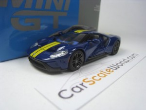 FORD GT 1/64 MINI GT (SUNOCO BLUE)