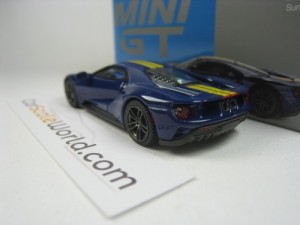 FORD GT 1/64 MINI GT (SUNOCO BLUE)