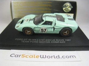 FORD GT 40 MK II #57 24H LE MANS 1967 TEAM FORD 1/43 UNIVERSAL HOBBIES