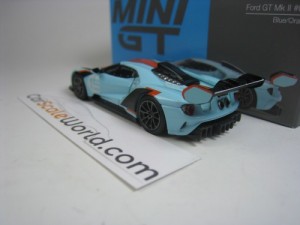 FORD GT MKII #002 1/64 MINI GT (BLUE ORANGE)