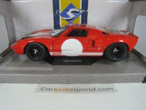 FORD GT40 MK1 1/18 SOLIDO (RED)