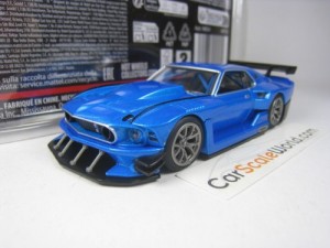 FORD MUSTANG 1969 MODIFIED 1/43 HOTWHEELS (BLUE)