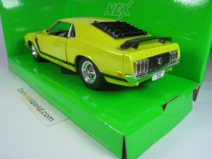 FORD MUSTANG BOSS 302 1970 1/24 WELLY (YELLOW)