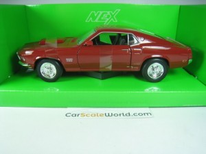 FORD MUSTANG BOSS 429 1969 1/24 WELLY (RED)