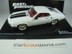 FORD MUSTANG FASTBACK FAST AND FURIOUS 1/43 IXO ALTAYA (WHITE)