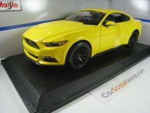 FORD MUSTANG GT 2015 1/18 MAISTO (YELLOW)