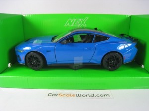 FORD MUSTANG GT 2024 1/24 WELLY (BLUE)