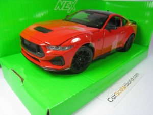 FORD MUSTANG GT 2024 1/24 WELLY (RED)