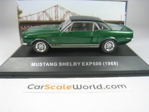 FORD MUSTANG SHELBY EXP500 1968 1/43 IXO ALTAYA (GREEN)