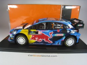 FORD PUMA RALLY1 #7 RALLY SWEDEN 2023 P.L LOUBET 1/18 IXO
