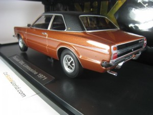 FORD TAUNUS GXL LIMOUSINE 1971 1/18 KK SCALE (BROWN METALLIC)