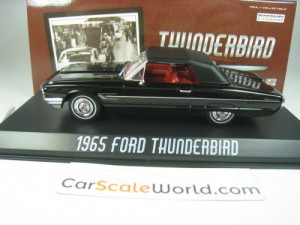 FORD THUNDERBIRD CLOSED 1965 1/43 GREENLIGHT (BLACK)