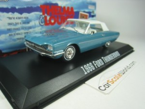 FORD THUNDERBIRD CLOSED 1966 THELMA & LOUISE 1/43 GREENLIGHT (TURQUOISE)