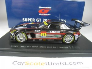 GAINER TANAX MERCEDES BENZ SLS SUPER GT300 2015 RD-1 OKAYAMA 1/43 EBBRO