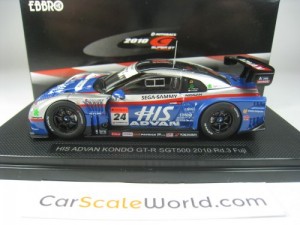 HIS ADVAN KONDO GT-R SGT500 2010 RD.2 FUJI 1/43 EBBRO