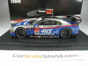 HIS ADVAN KONDO GT-R SGT500 2010 RD.4 SEPANG 1/43 EBBRO