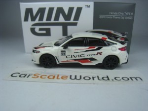 HONDA CIVIC TYPE R 2023 HONDA THANKS DAY VIETNAM 1/64 MINI GT (WHITE)