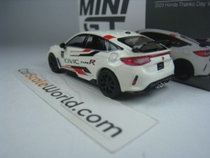 HONDA CIVIC TYPE R 2023 HONDA THANKS DAY VIETNAM 1/64 MINI GT (WHITE)