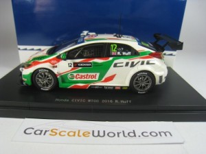 HONDA CIVIC WTCC 2016 #12 R.HUFF 1/43 EBBRO