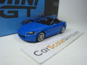 HONDA S2000 (LHD) 1/64 MINI GT (LAGUNA BLUE PEARL)