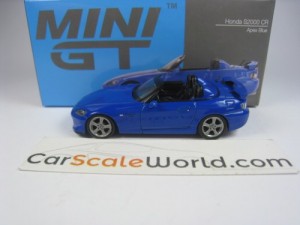 HONDA S2000 CR 1/64 MINI GT (APEX BLUE)