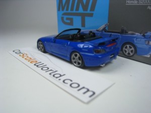 HONDA S2000 TYPE S (RHD) 1/64 MINI GT (APEX BLUE)