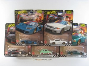 TOYOTA, FIAT, MITSUBISHI, NISSAN, LAMBORGHINI HOTWHEELS BOULEVARD (96-100) 