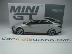 HYUNDAI ELANTRA N 1/64 MINI GT (CYBER GREY METALLIC)